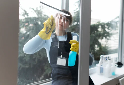 Nettoyage de vitres intérieures et extérieures à la Roche-l'Abeille
